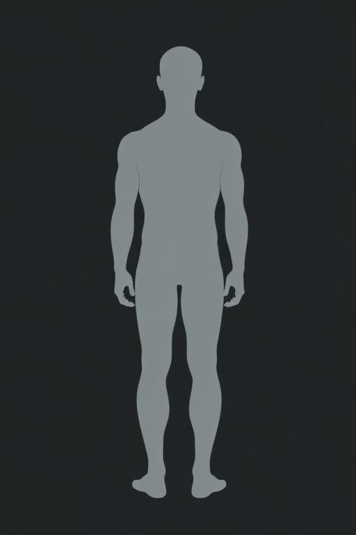 Back body silhouette showing upper glute and love handle subcutaneous injection sites